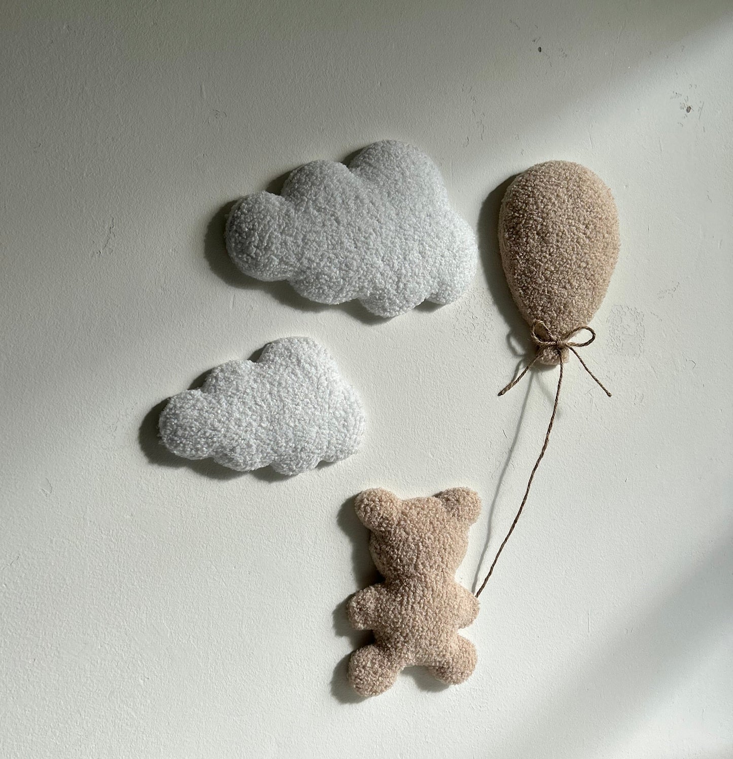 Teddybeer & wolken | 4- delige set