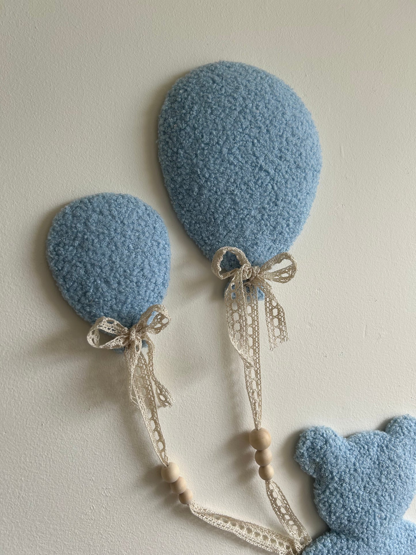 Teddybeer met 2 ballonnen | 3-delige set