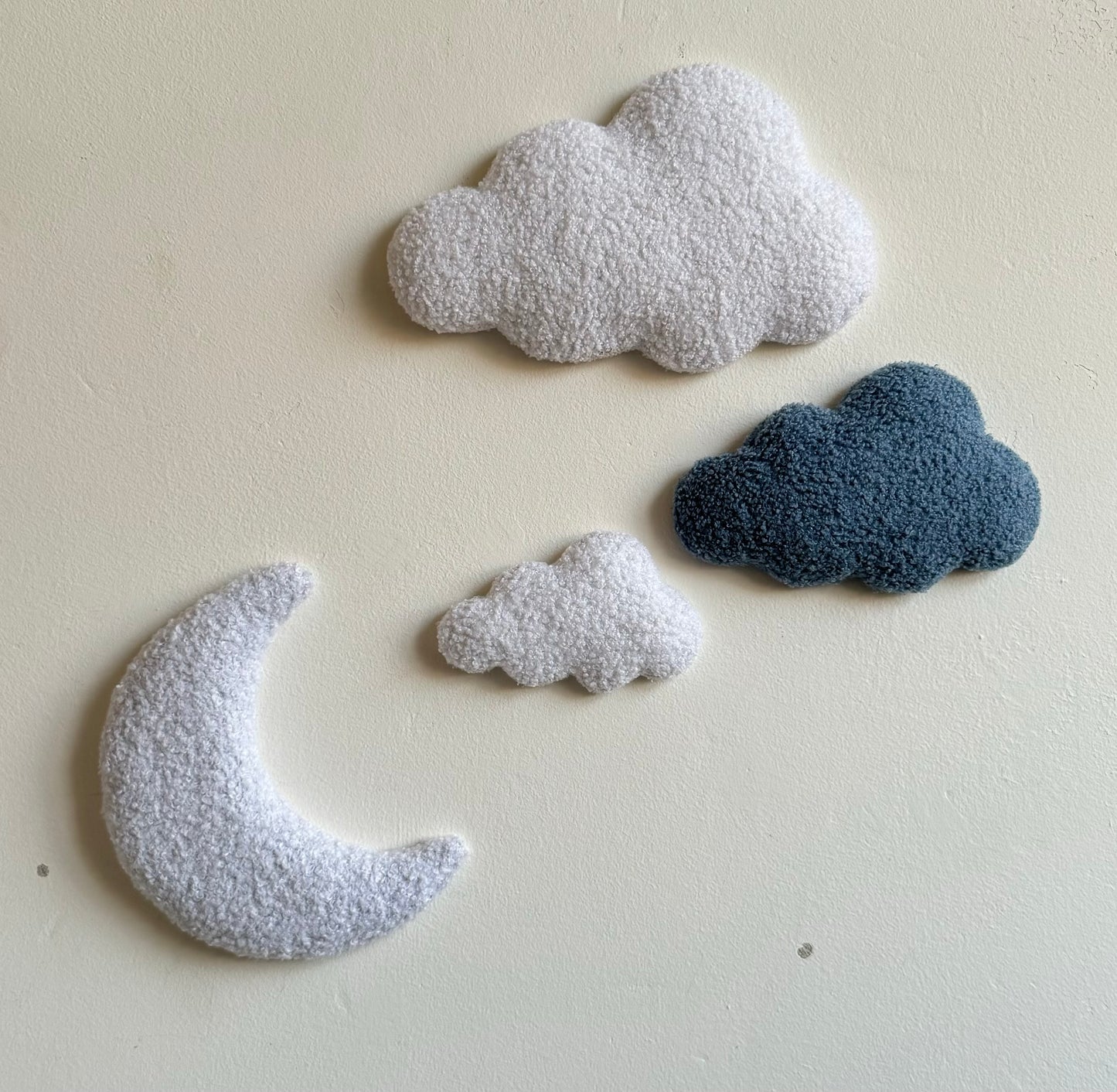 Maan & wolken | 4- delige set