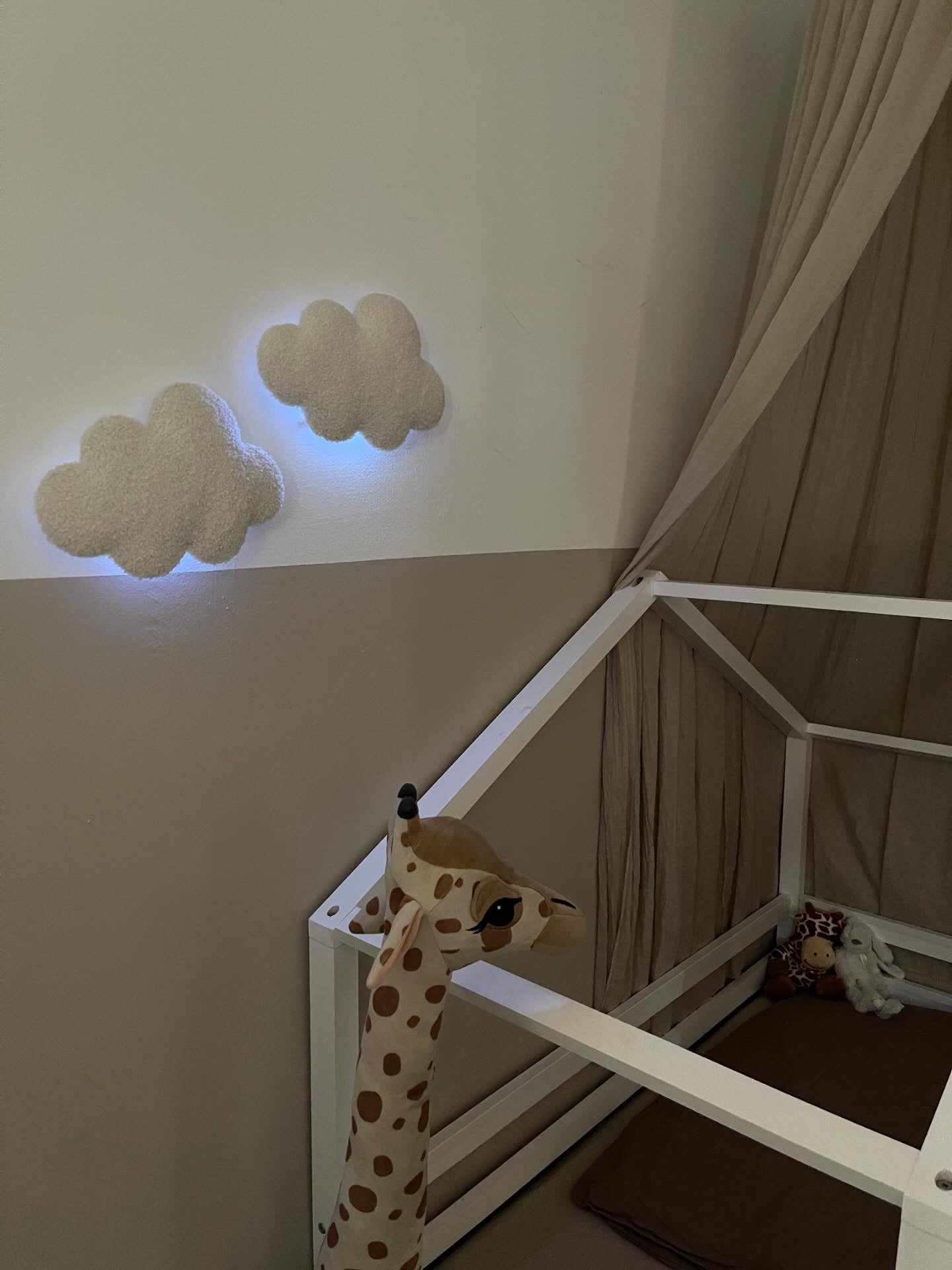 Wandlampen wolken