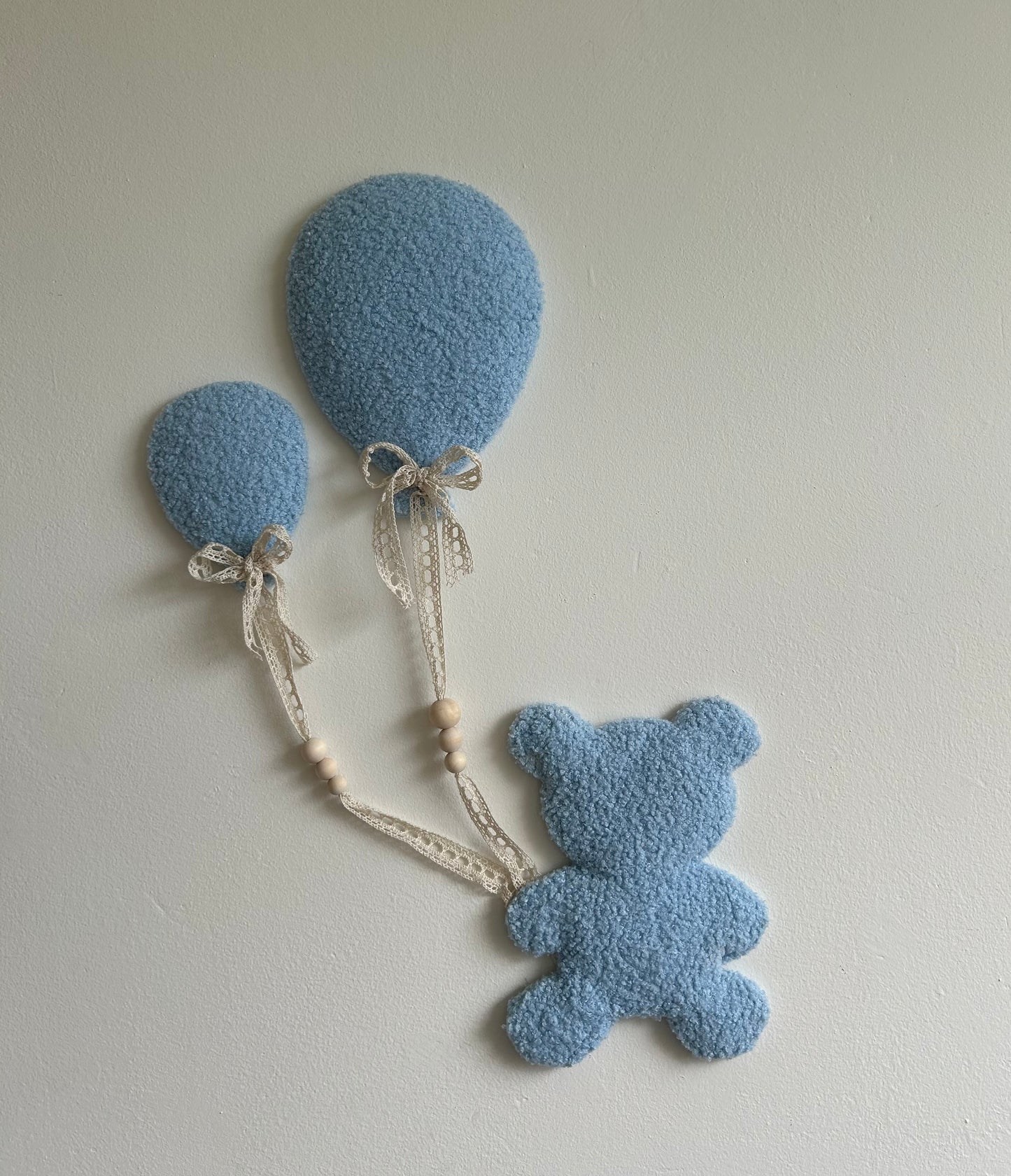 Teddybeer met 2 ballonnen | 3-delige set