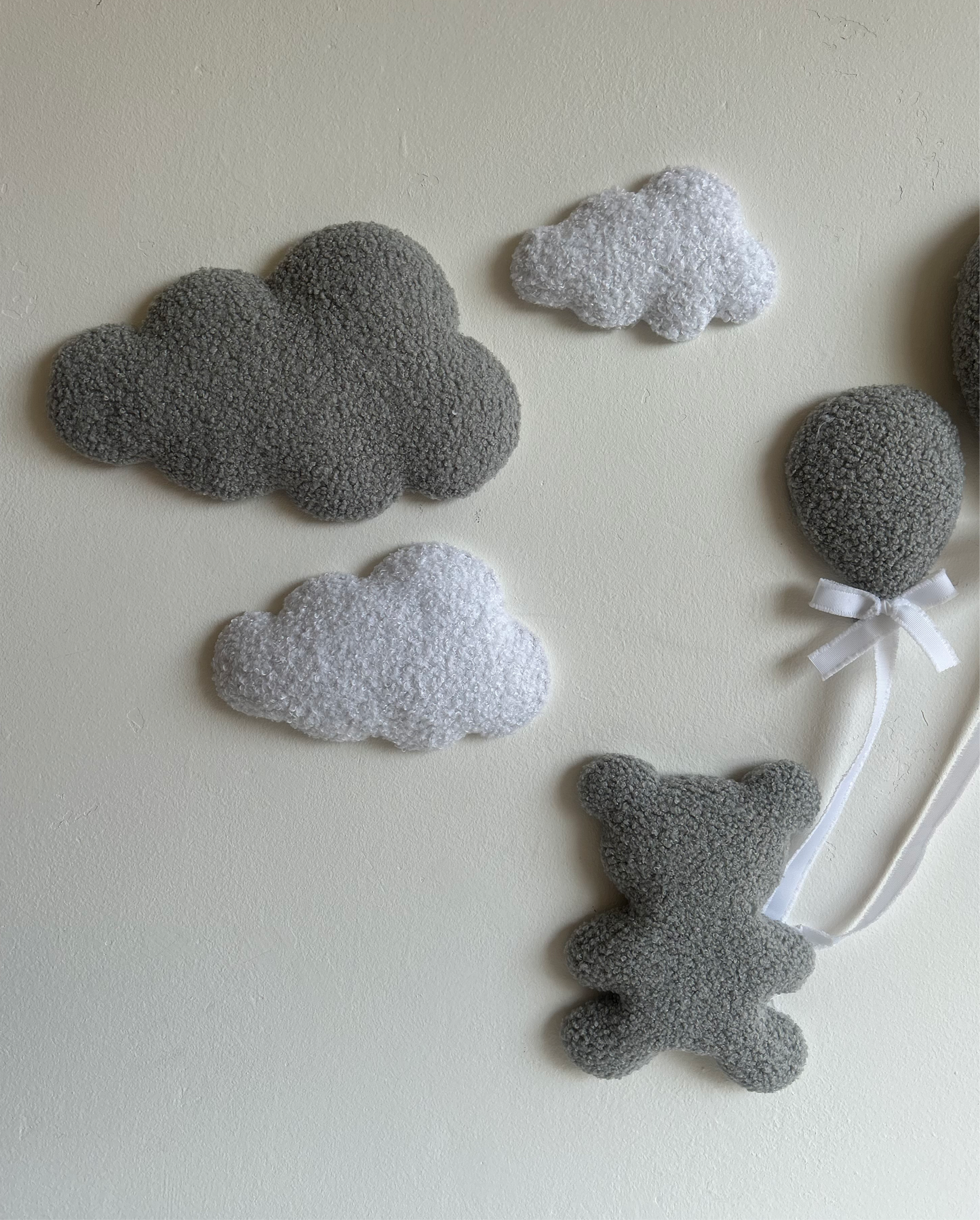 Teddybeer & wolken | 6-delige set