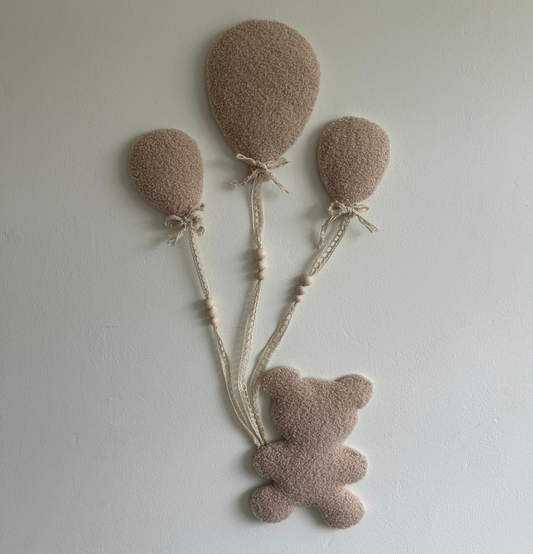 Teddybeer & ballonnen | 4-delige set