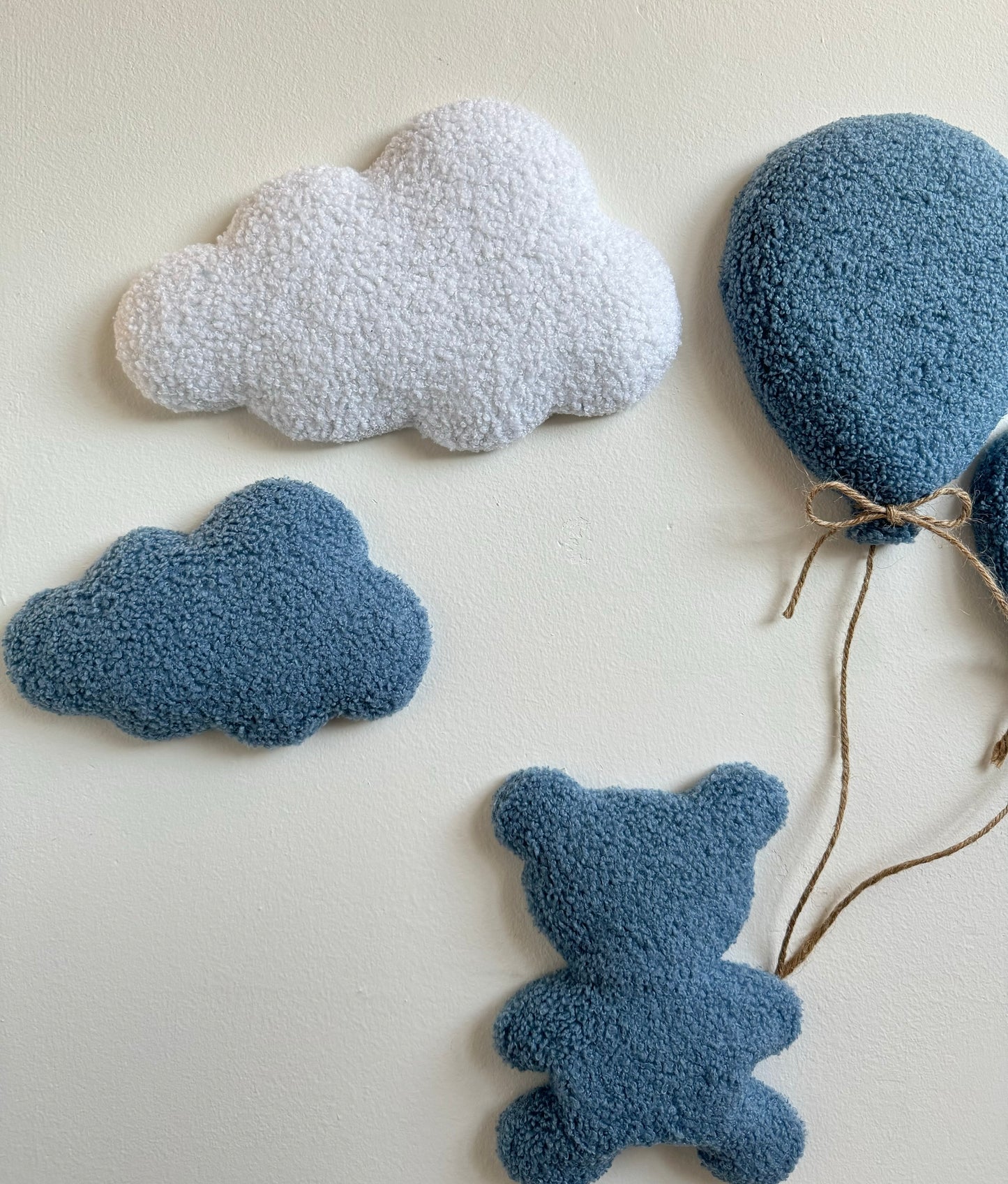 Teddybeer & wolken | 5-delige set