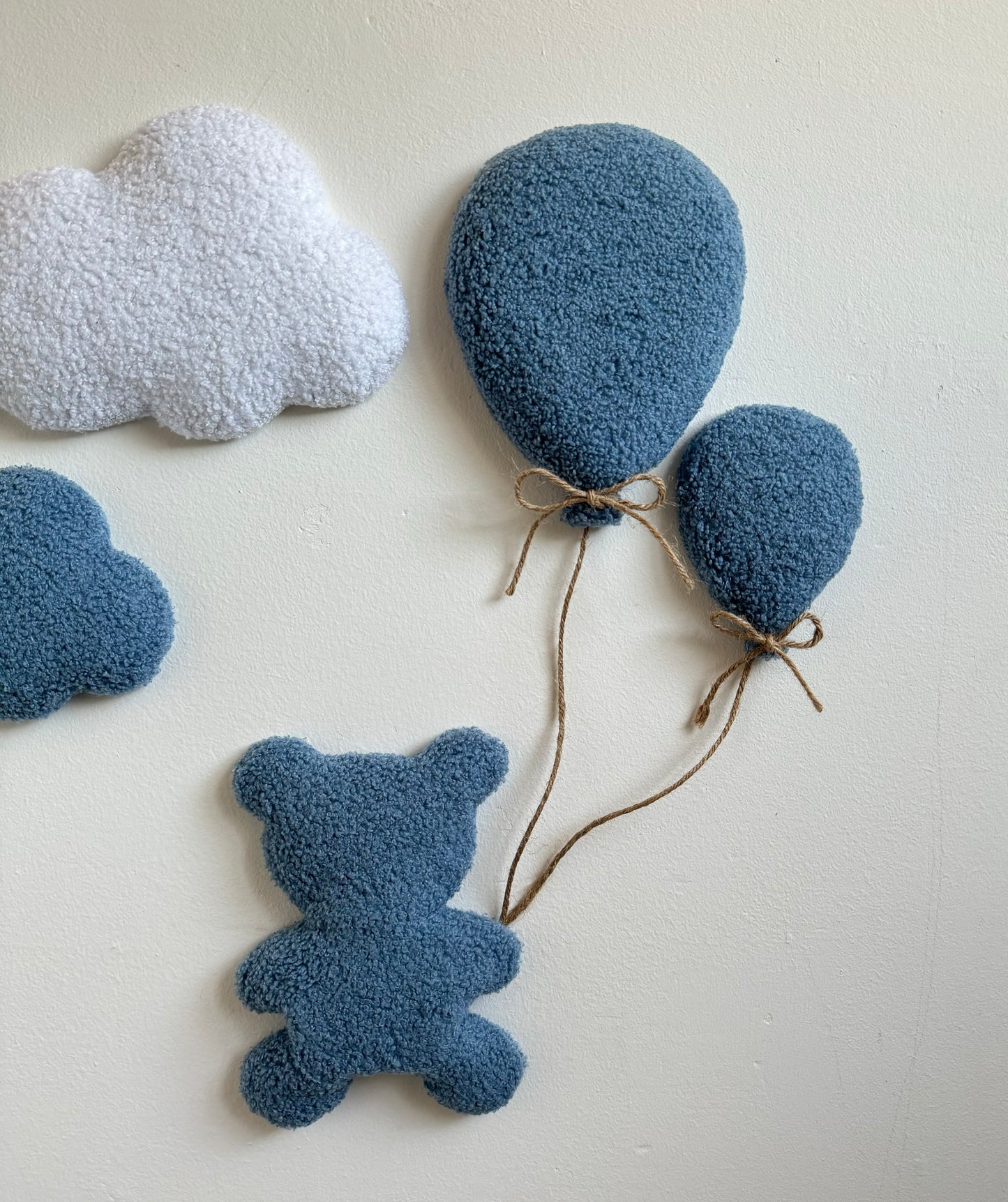 Teddybeer & wolken | 5-delige set