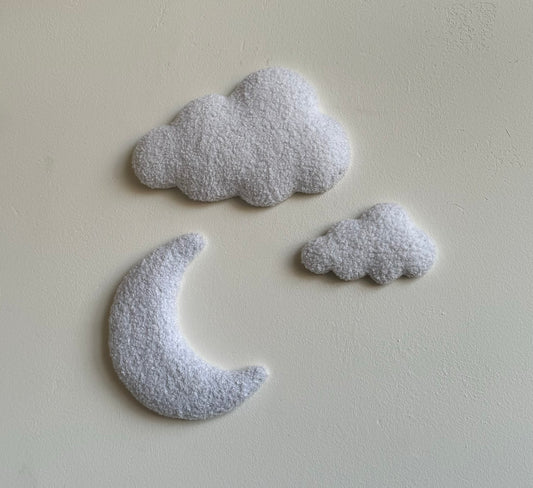 Maan & wolken | 3-delige set